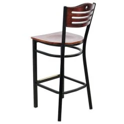 Lancaster Table & Seating Mahogany Finish Bar Height Bistro Chair 7 Lancaster Table & Seating Mahogany Finish Bar Height Bistro Chair -BFM Seating sHOP 1844685