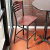 Lancaster Table & Seating Mahogany Finish Bar Height Bistro Chair -BFM Seating sHOP 1844686