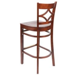 Lancaster Table & Seating Mahogany Finish Wooden Diamond Back Bar Height Chair 8 Lancaster Table & Seating Mahogany Finish Wooden Diamond Back Bar Height Chair -BFM Seating sHOP 1845609