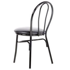 Lancaster Table & Seating Black Hairpin Cafe Chair With 1 1/4" Padded Seat 8 Lancaster Table & Seating Black Hairpin Cafe Chair With 1 1/4" Padded Seat -BFM Seating sHOP 1845988