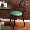 Lancaster Table & Seating Green Hairpin Cafe Chair With 1 1/4" Padded Seat 2 Lancaster Table & Seating Green Hairpin Cafe Chair With 1 1/4" Padded Seat -BFM Seating sHOP 1845996