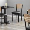 Lancaster Table & Seating Natural Finish Bistro Dining Chair With 1 1/2" Padded Seat 2 Lancaster Table & Seating Natural Finish Bistro Dining Chair With 1 1/2" Padded Seat -BFM Seating sHOP 2069258