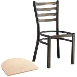 Lancaster Table & Seating Distressed Copper Finish Ladder Back Chair With Natural Wood Seat 10 Lancaster Table & Seating Distressed Copper Finish Ladder Back Chair With Natural Wood Seat -BFM Seating sHOP 2088983