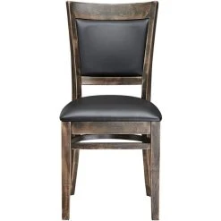 Lancaster Table & Seating Sofia Vintage Finish Upholstered Back Chair With Padded Seat -BFM Seating sHOP 2105409