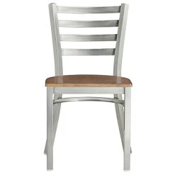 Lancaster Table & Seating Clear Coat Finish Ladder Back Chair With Vintage Wood Seat 7 Lancaster Table & Seating Clear Coat Finish Ladder Back Chair With Vintage Wood Seat -BFM Seating sHOP 2197775