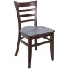 BFM Seating Berkeley Dark Walnut Beechwood Ladder Back Side Chair With Relic Rustic Copper Seat 1 BFM Seating Berkeley Dark Walnut Beechwood Ladder Back Side Chair With Relic Rustic Copper Seat -BFM Seating sHOP 2302569