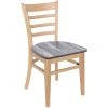 BFM Seating Berkeley Natural Beechwood Ladder Back Side Chair With Relic Farmhouse Seat 2 BFM Seating Berkeley Natural Beechwood Ladder Back Side Chair With Relic Farmhouse Seat -BFM Seating sHOP 2302572