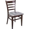 BFM Seating Berkeley Dark Walnut Beechwood Ladder Back Side Chair With Relic Farmhouse Seat 2 BFM Seating Berkeley Dark Walnut Beechwood Ladder Back Side Chair With Relic Farmhouse Seat -BFM Seating sHOP 2302868