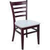 BFM Seating Berkeley Dark Mahogany Beechwood Ladder Back Side Chair With Relic Antique Wash Seat 1 BFM Seating Berkeley Dark Mahogany Beechwood Ladder Back Side Chair With Relic Antique Wash Seat -BFM Seating sHOP 2316323