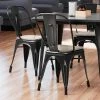 LT&S Alloy Series Lancaster Table & Seating Alloy Series Distressed Black Metal Indoor Industrial Cafe Chair With Vertical Slat Back And Gray Wood Seat 2 LT&S Alloy Series Lancaster Table & Seating Alloy Series Distressed Black Metal Indoor Industrial Cafe Chair With Vertical Slat Back And Gray Wood Seat -BFM Seating sHOP 2397233