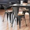LT&S Alloy Series Lancaster Table & Seating Alloy Series Black Metal Indoor Industrial Cafe Arm Chair With Natural Wooden Seat 1 LT&S Alloy Series Lancaster Table & Seating Alloy Series Black Metal Indoor Industrial Cafe Arm Chair With Natural Wooden Seat -BFM Seating sHOP 2433140