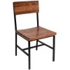 BFM Seating Memphis Sand Black Steel Side Chair With Autumn Ash Wooden Back And Seat 1 BFM Seating Memphis Sand Black Steel Side Chair With Autumn Ash Wooden Back And Seat -BFM Seating sHOP 831236